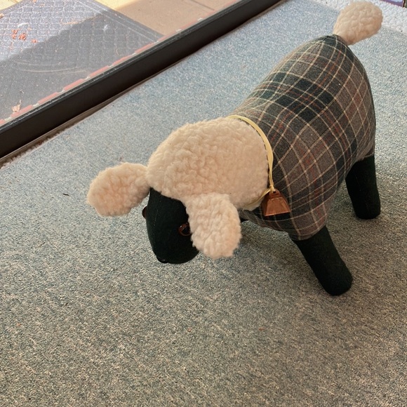 Custom made w/beady eyes & his brassmetal bell-this sheep stands up on his own. - Picture 7 of 7